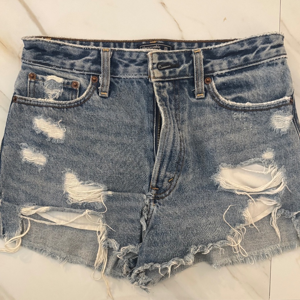 Denim shorts